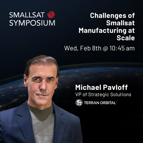 Terran Orbital's Michael Pavloff to Present at SmallSat Symposium 2023 (Image Credit: Terran Orbital Corporation)